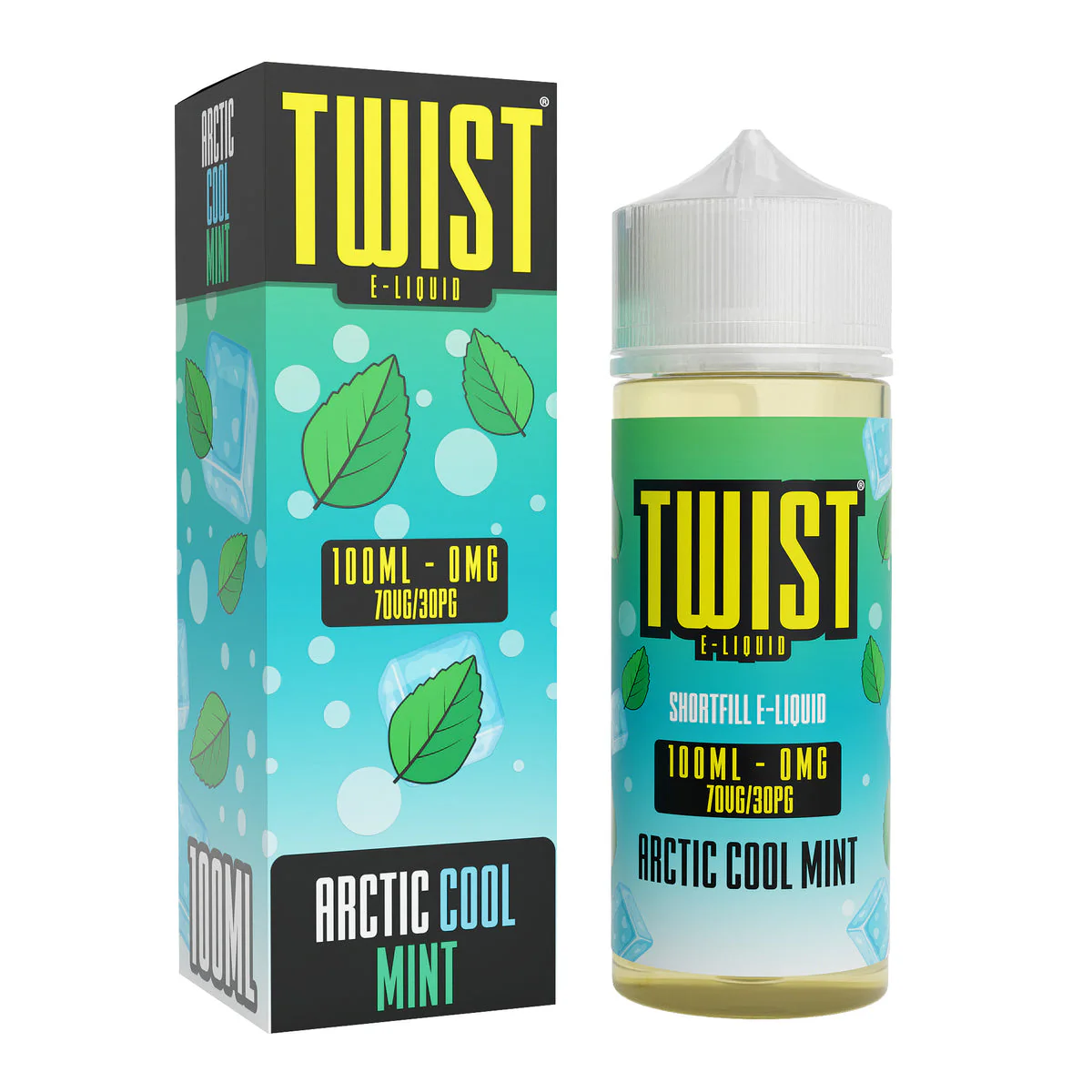  Arctic Cool Mint Shortfill E-liquid by Twist Juice 100ml 